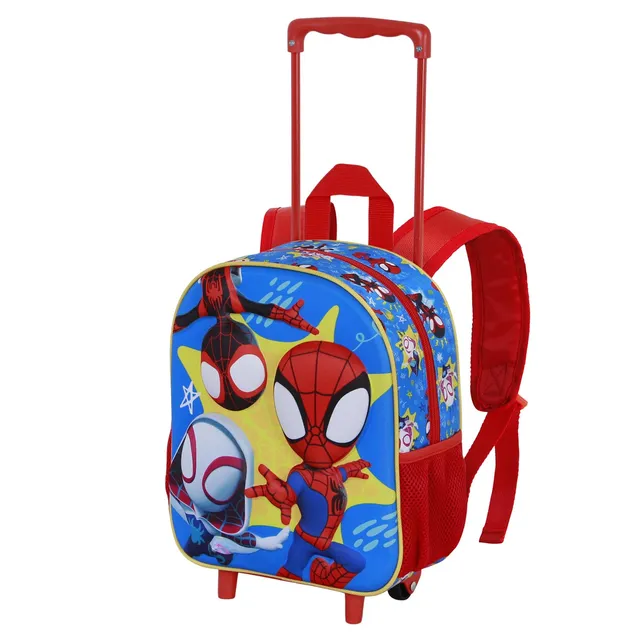 marvel-spiderman-amazing-sac-dos-roulettes-7-l-rouge image 1