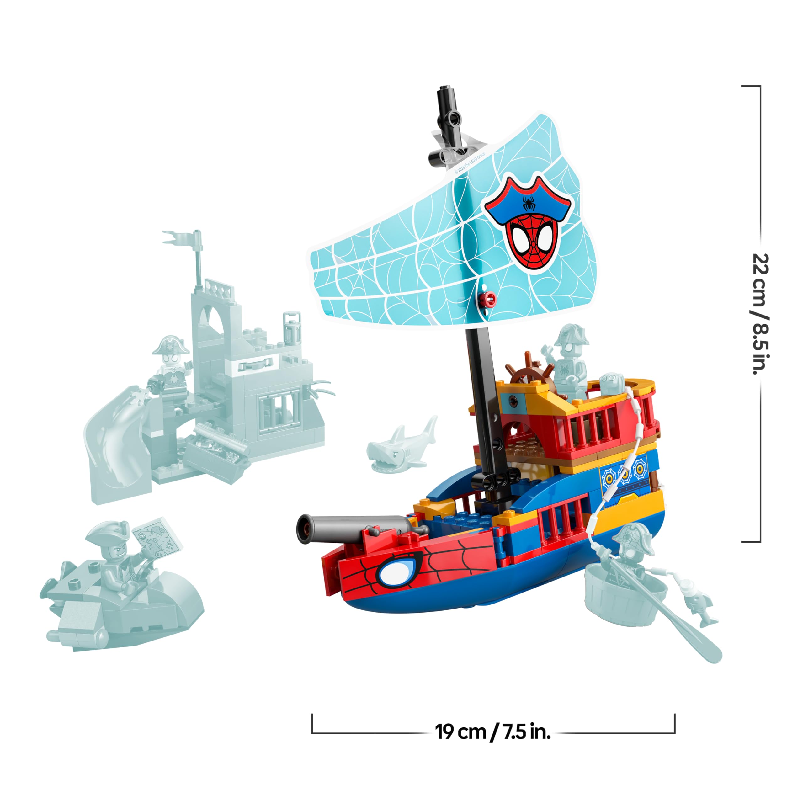 lego-marvel-spidey-11208-bateau-pirate-quipe-spidey-201-pi-ces image 8