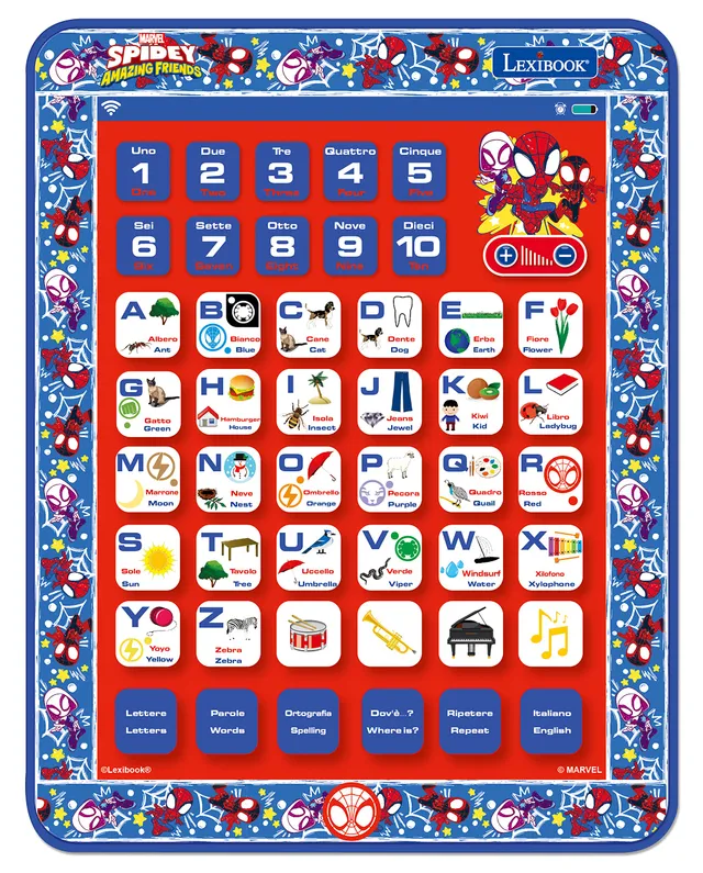 lexibook-spidey-tablette-ducative-bilingue-lettres-3-ans image 1