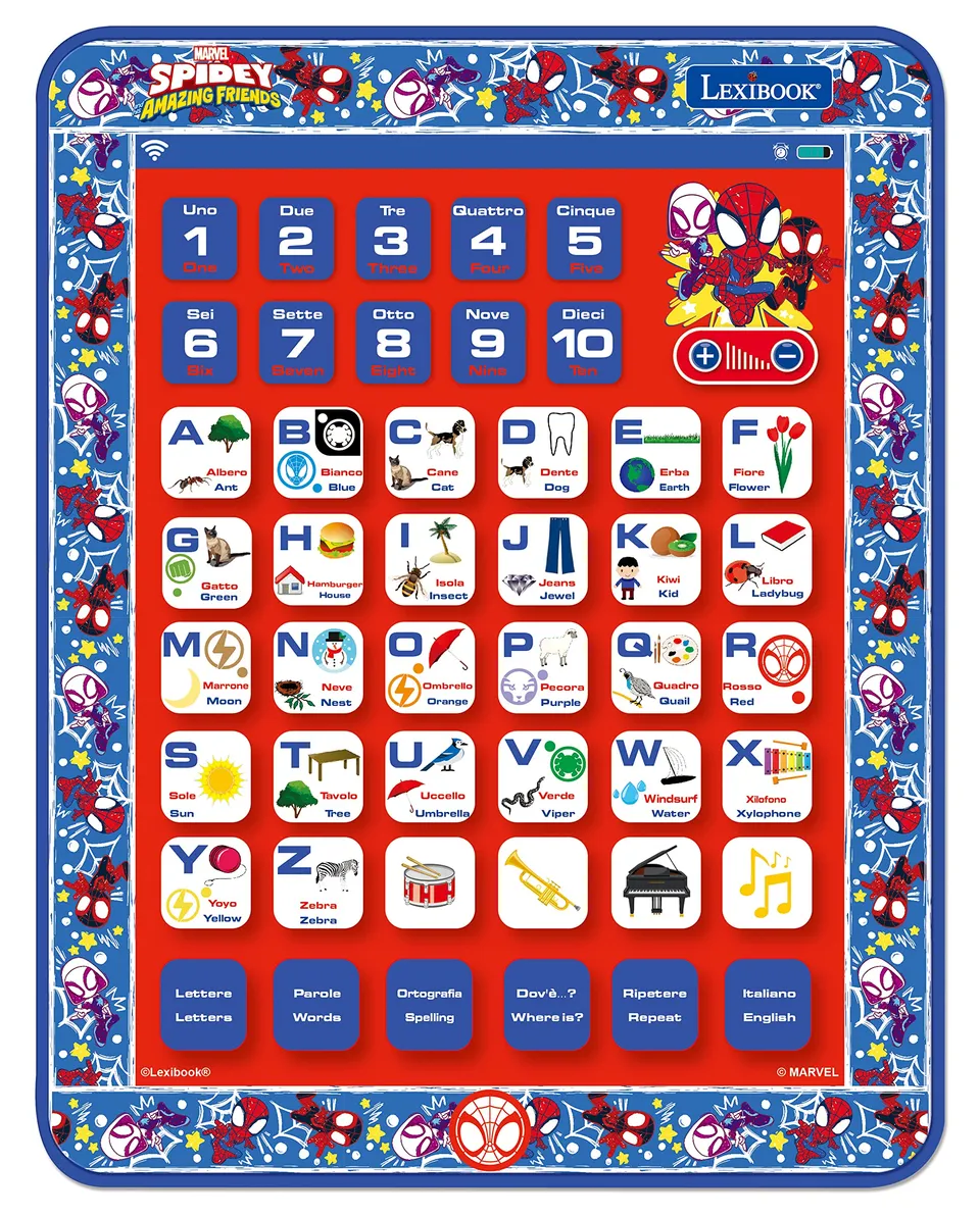 lexibook-spidey-tablette-ducative-bilingue-lettres-3-ans image 1