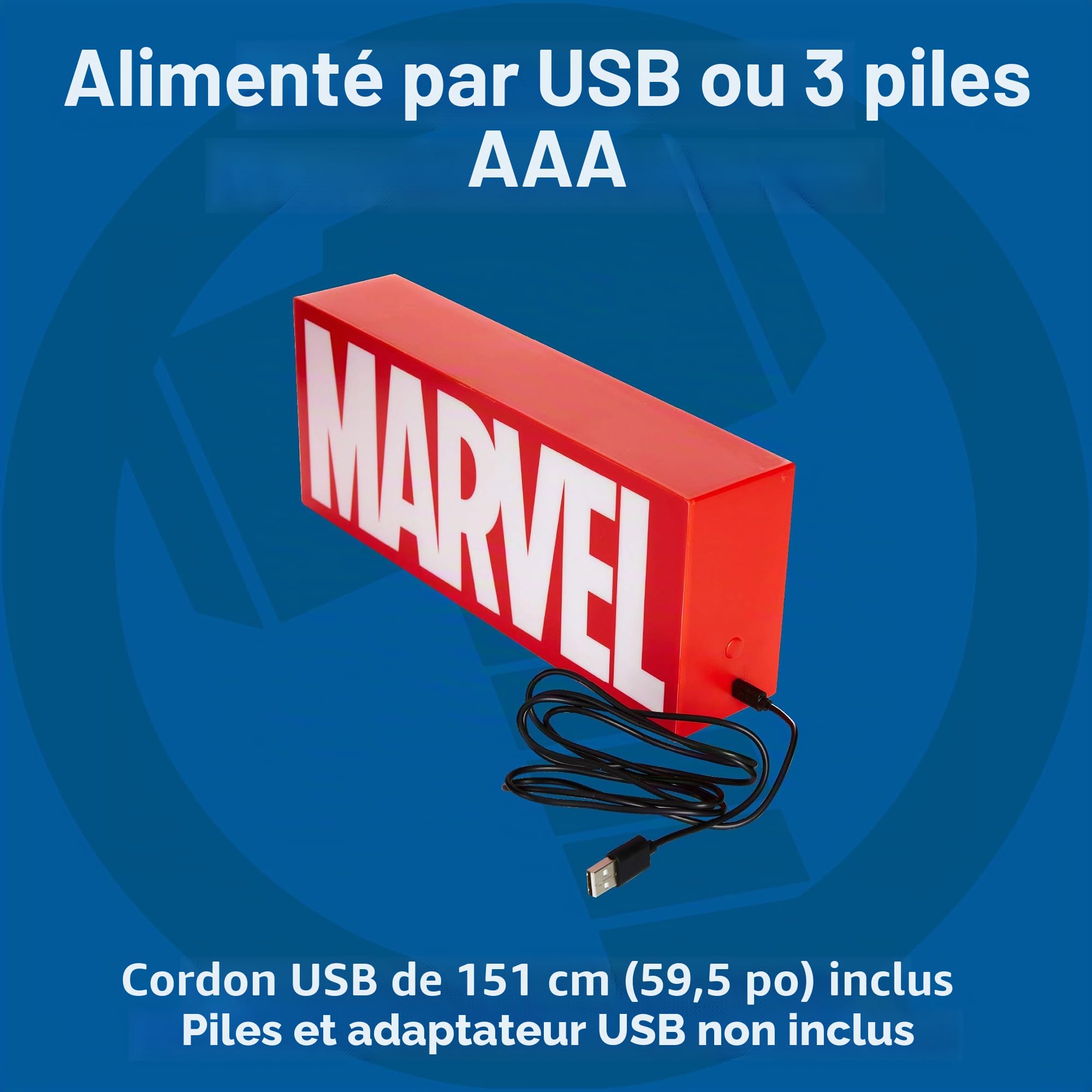 marvel-logo-panneau-lumineux-rouge-blanc-2-modes image 7