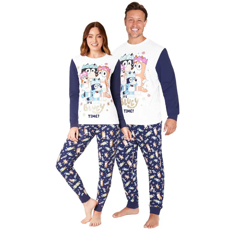 bluey-pyjama-famille-homme-taille-m-coton-no-l image 1
