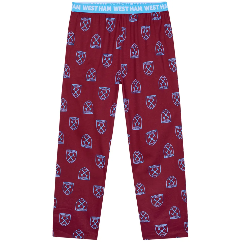 west-ham-bas-pyjama-homme-100-coton-poches image 1