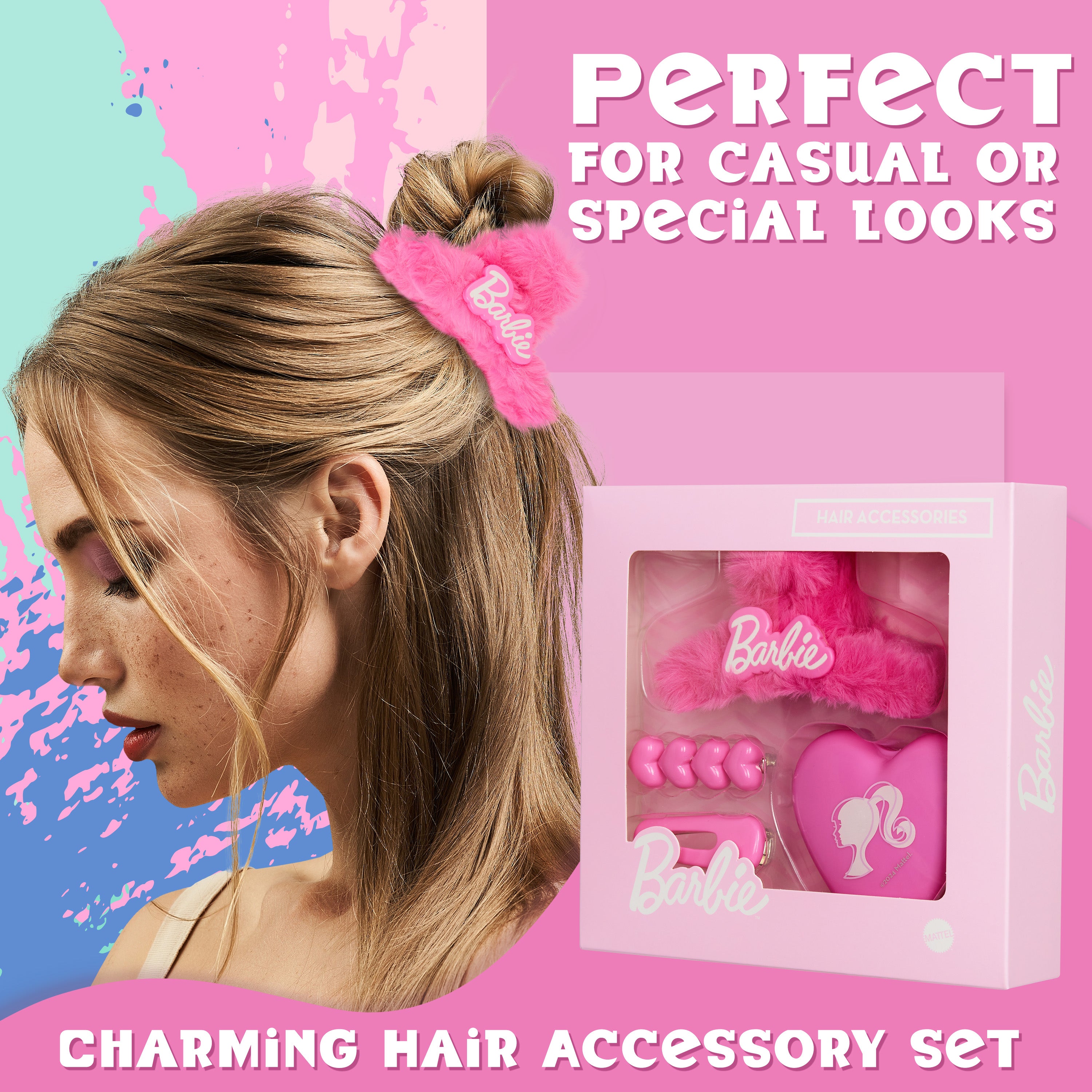 barbie-girls-set-coiffure-pince-crabe-brosse-miroir image 3